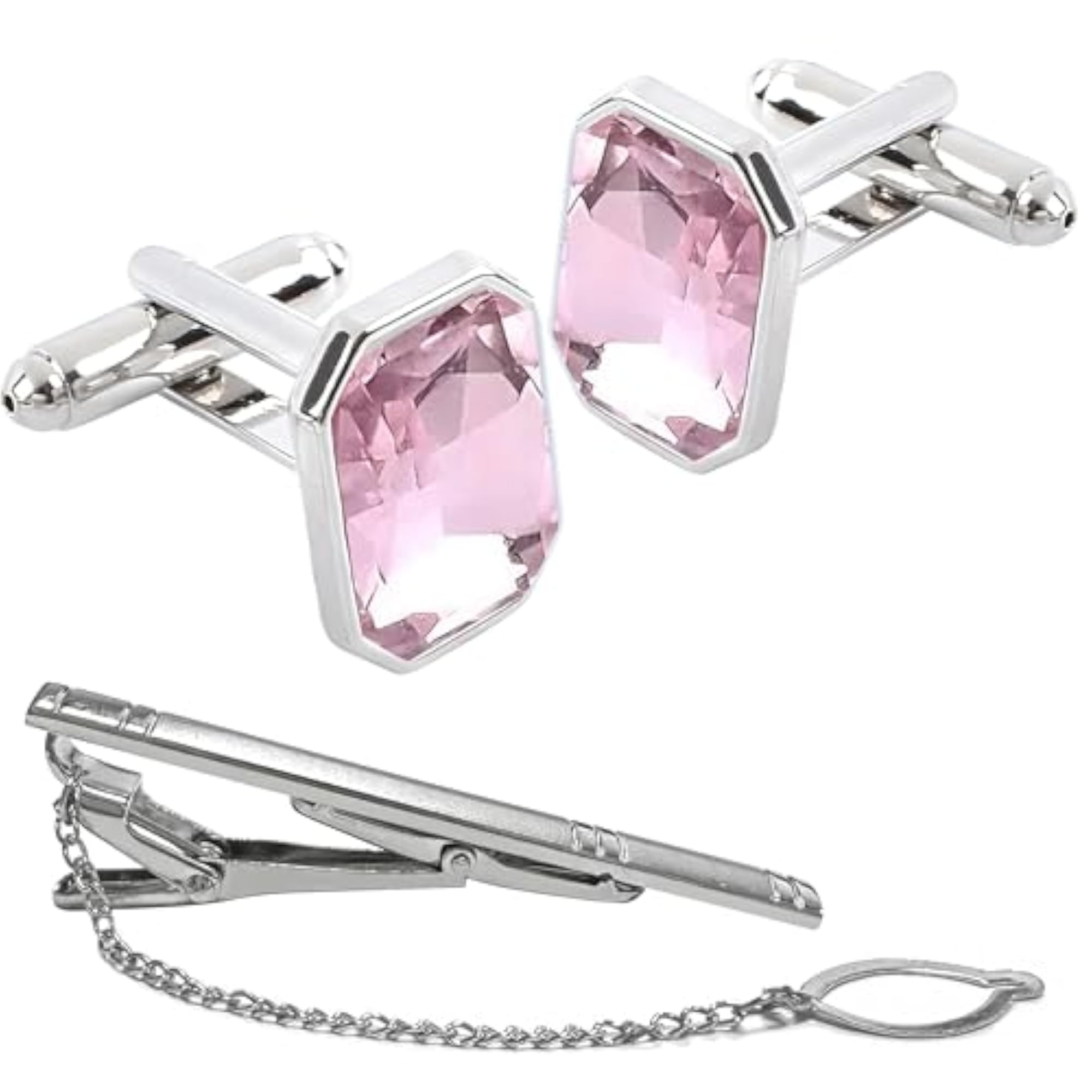 Cufflinks Set for Men, Diamond French Cufflinks